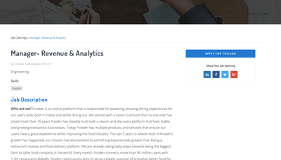 Plataforma de carreras